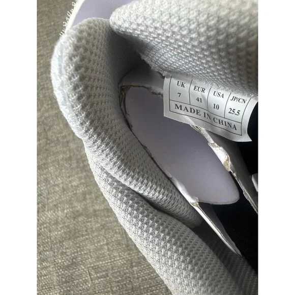 Louis Garneau Womens Size 10 X-Comfort Zone Cycling Shoes White Purple w/ Straps - Picture 5 of 7